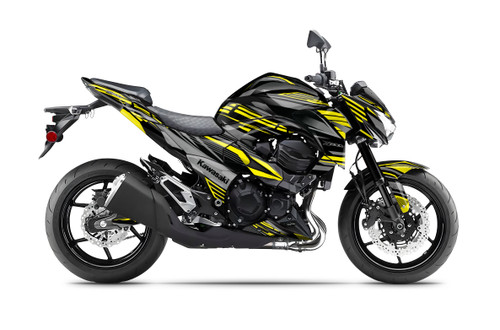 Premium Kawasaki Street bike graphics Strike Pink Style