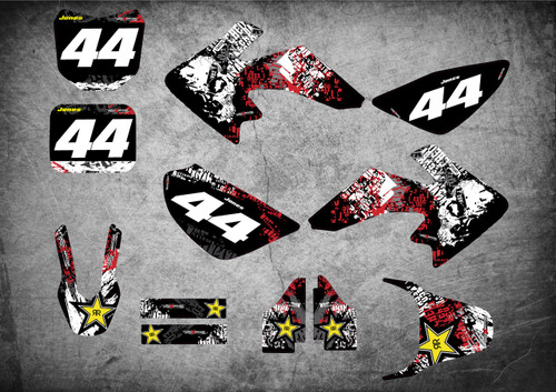 CRF 50 Graffiti style full Sticker Kit