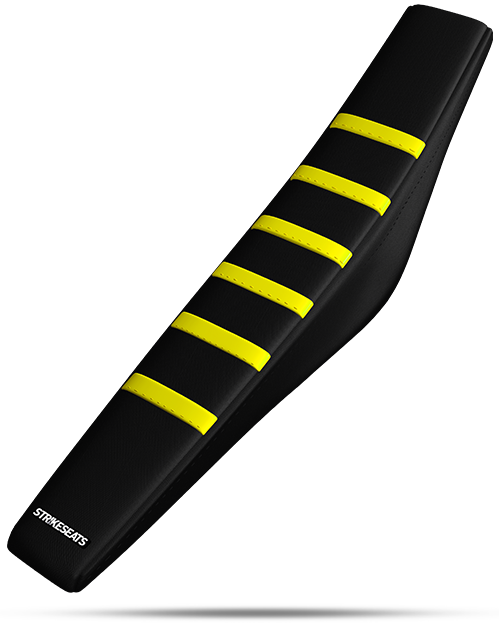 Suzuki Gripper Ribbed - Yellow/Black/Black