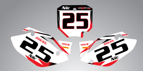 CRF 150 Storm style number plates