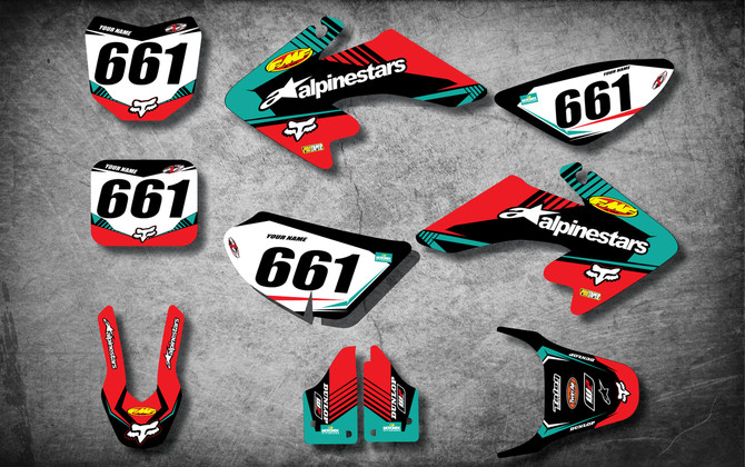 CRF 50 VITAL style full Sticker Kit