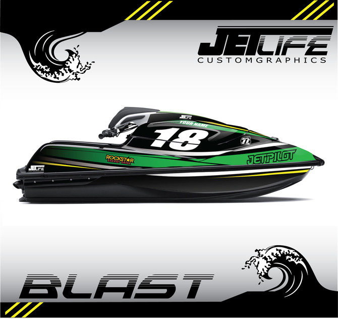 Kawasaki Jet Ski BLAST STYLE full kit