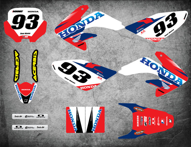 Honda CRF 70/80/100 Full Graphics Kit VOLT Style