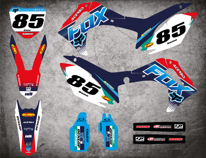 Honda CRF 450 CR 450F CRF 250 CR 250F graphics kits Australia, Premium quality, free shipping.