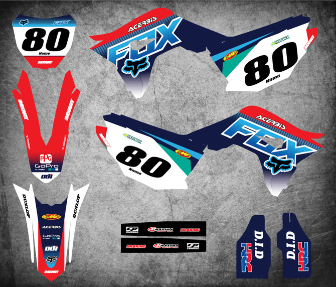 Honda CRF graphics kits Australia,Image CRF 450 2017 2018