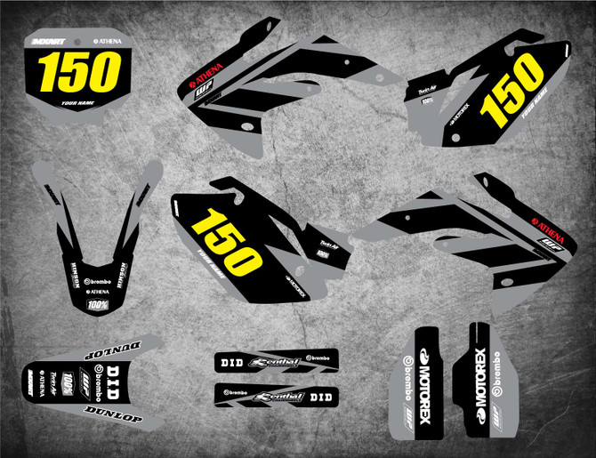 Image shows CRF 150 R design