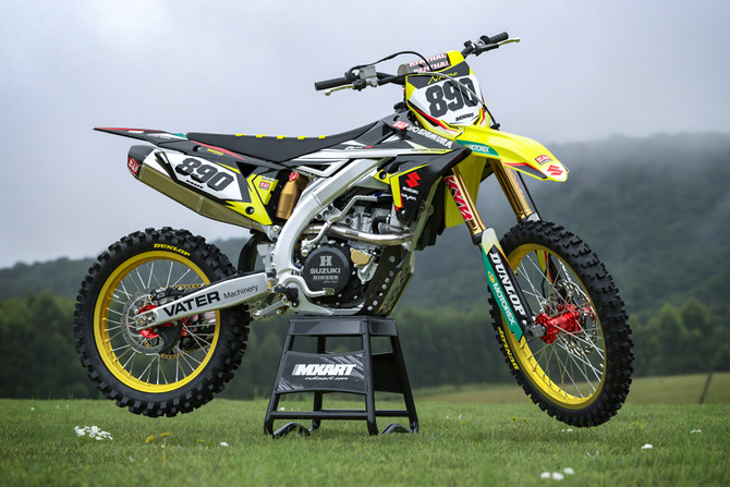 RM 65 DRZ 110 FIRE Style Full Sticker Kit