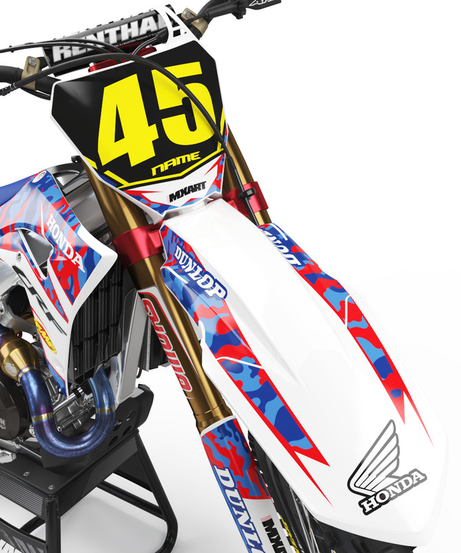 CRF 50 HAWK style full Sticker Kit