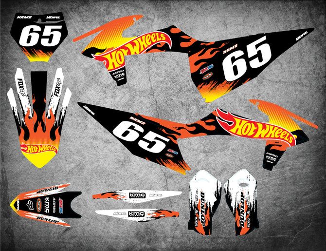 Graphics to fit KTM SX KTM SXF 2019 2020 2021 2022 models. All sticker kits made by mxart Australia.