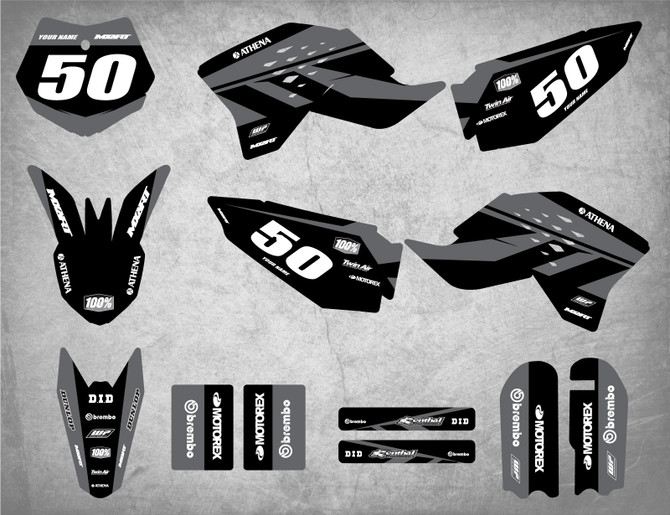 KTM 50 SX graphics Australia, Premium grade materials, free shipping.