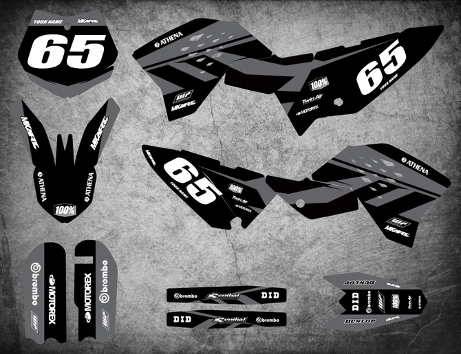 Graphics for KTM 65 2009 2010 2011 2012 2013 2014 2015 models Australia.