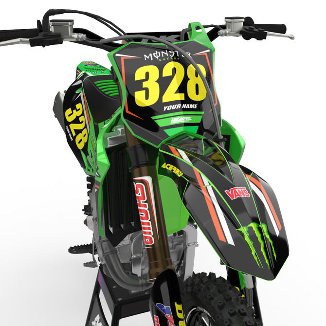 Kawasaki BURNOUT Style Sticker Kit