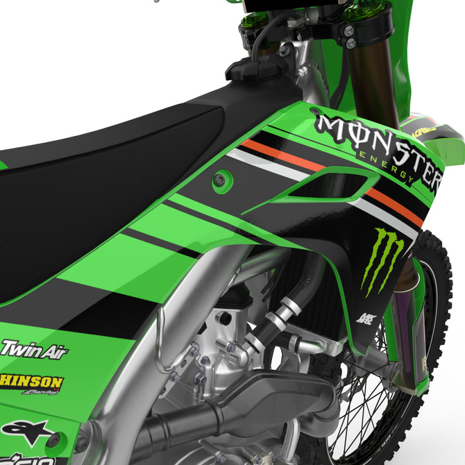 Kawasaki BURNOUT Style Sticker Kit