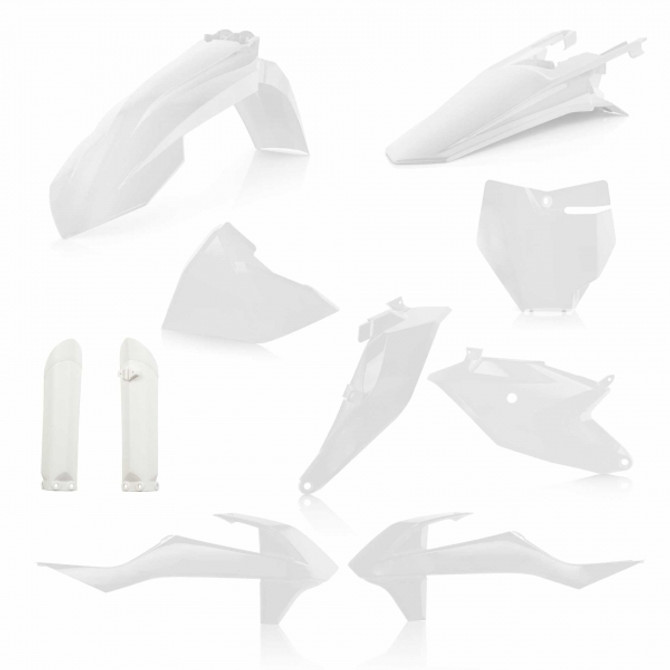 Acerbis white plastics, KTM 85 2018 2019 2020 2021 2022