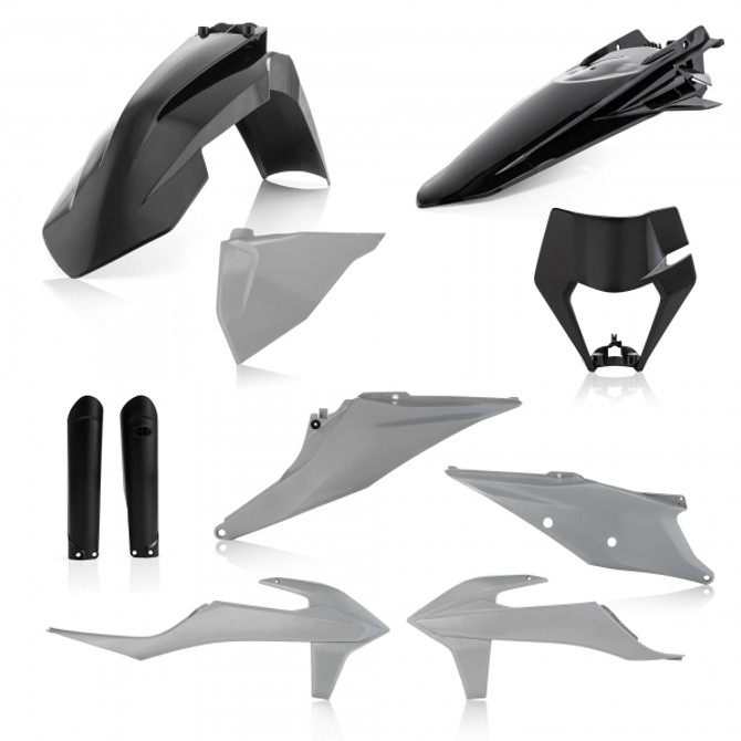 ACERBIS PLASTIC KIT AUSTRALIA KTM EXC EXCF 20-21 GREY BLACK