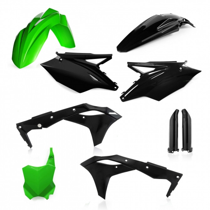 ACERBIS PLASTIC KIT AUSTRALIA KAWASAKI KXF 250 17-20 GREEN BLACK