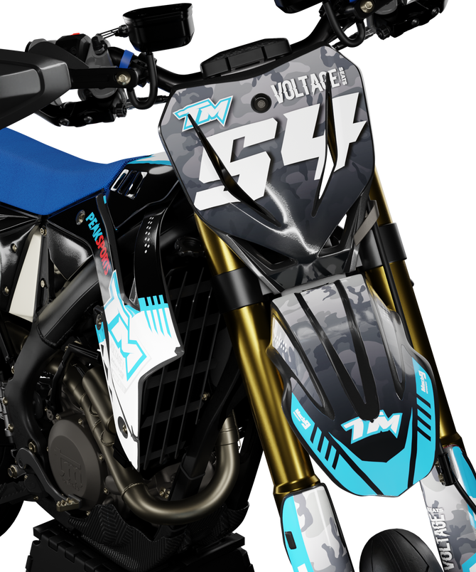 TM 125cc and above JUICE style Full Sticker Kit