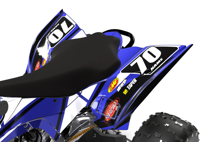 Yamaha ATV Full custom graphics kit Blitz Style Sticker Kit