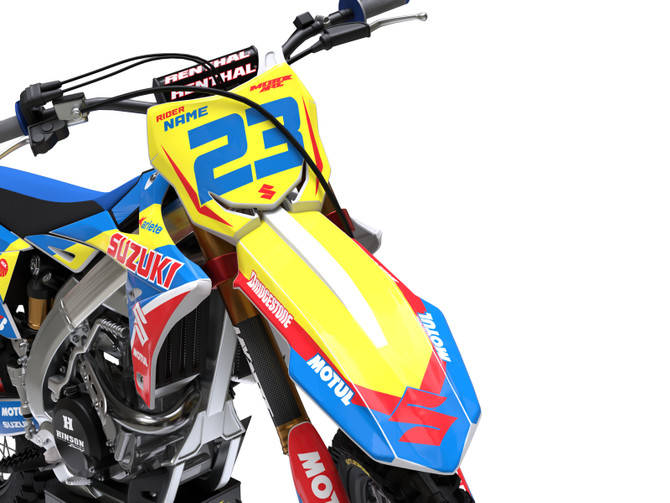 Suzuki 125cc And above ANVIL Style Full Sticker Kit