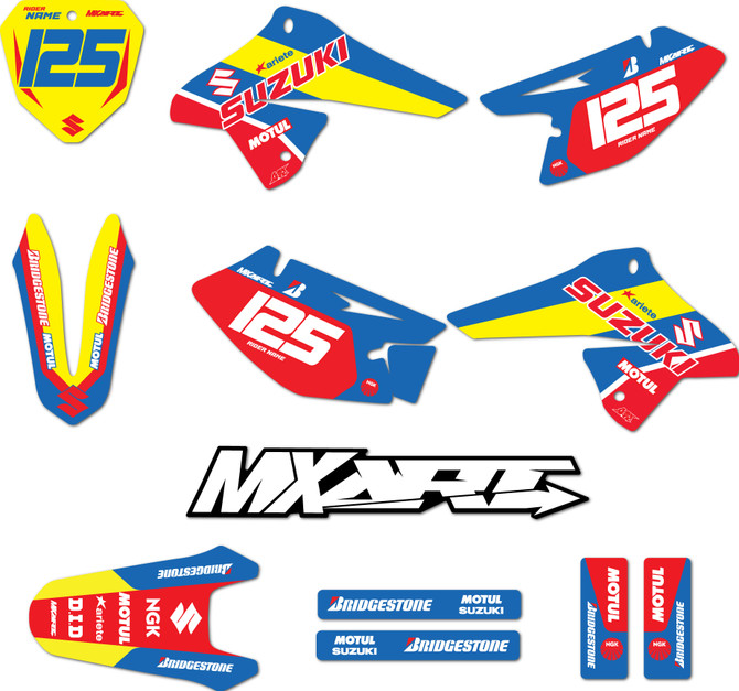 Suzuki DRZ 125 sticker kits Australia.