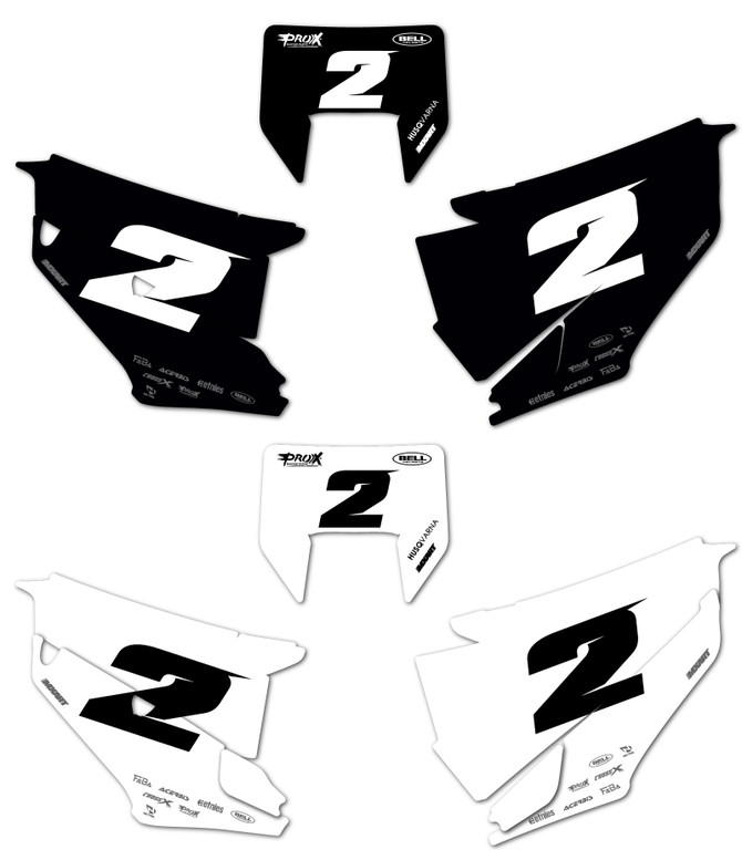 Husqvarna BASE style number plate graphics $79.90 - $99.90