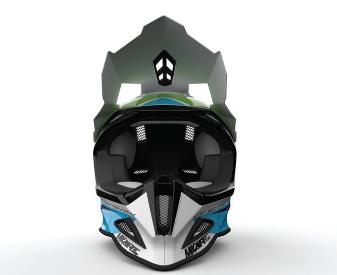 Tidal style helmet wrap