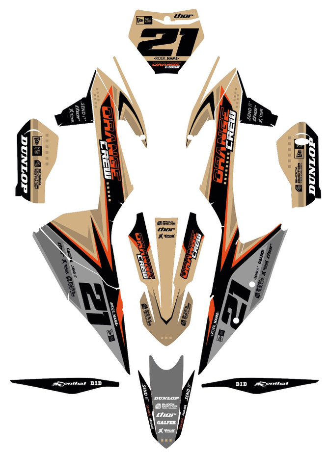 KTM 65 TERRA Style Sticker Kit