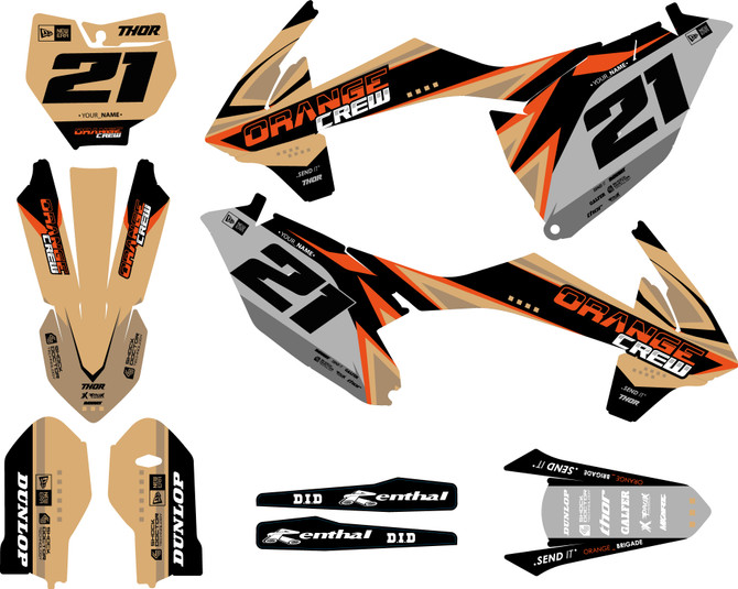 Ktm 85 sticker kits Australia, Premium grade print cut and lamination.