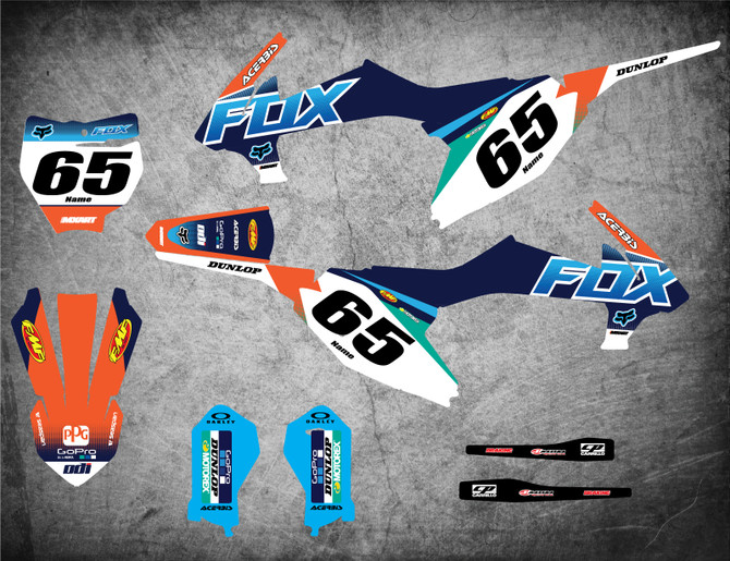 KTM 65 2016 2017 2018 2019 2020 2021 graphics Australia, Premium quality, fast turnaround, free shipping on all KTM decals Australia.