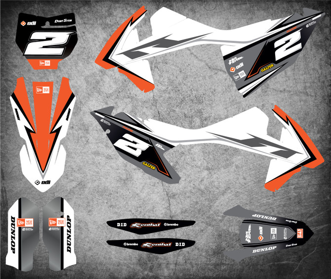 KTM SX KTM SXF graphics kits Australia. Free shipping on all KTM sticker kits.