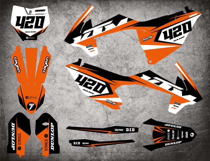 KTM 85 SX graphics kita Australia. Premium quality. Free shipping. Fast turnaround.