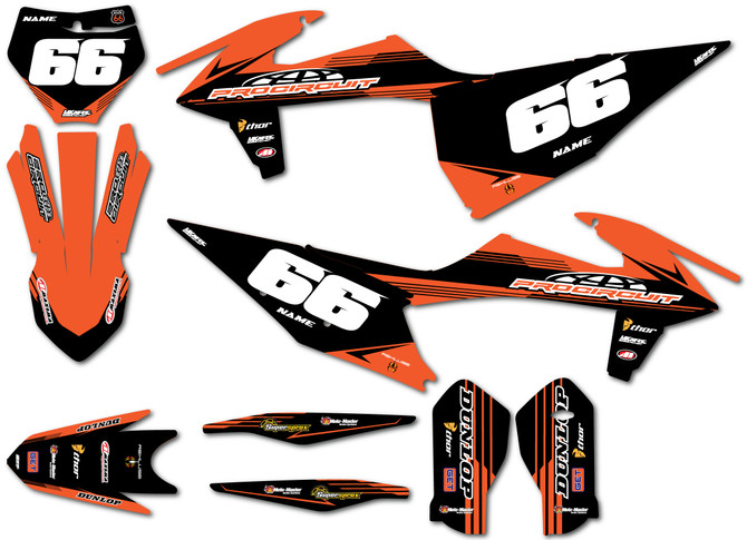 KTM SX SXF 2019 2020 2021 2022 sticker kits Match style