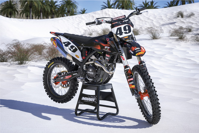 KTM 450 SXF BARBED Style Sticker Kit