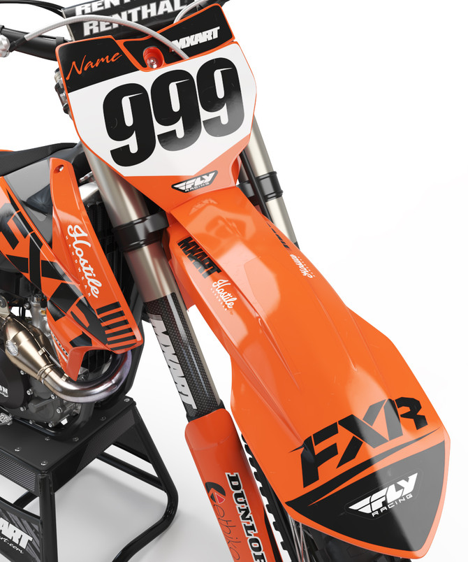 KTM 450  SXF HOSTILE Style Sticker Kit