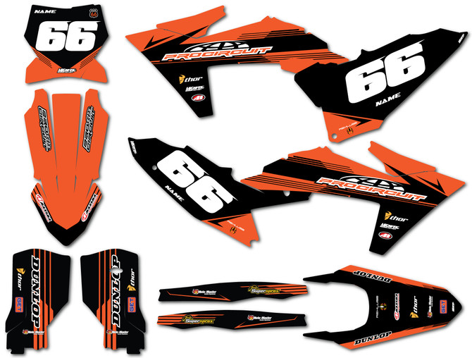 KTM SX 450 F Sticker kit 2023 match style