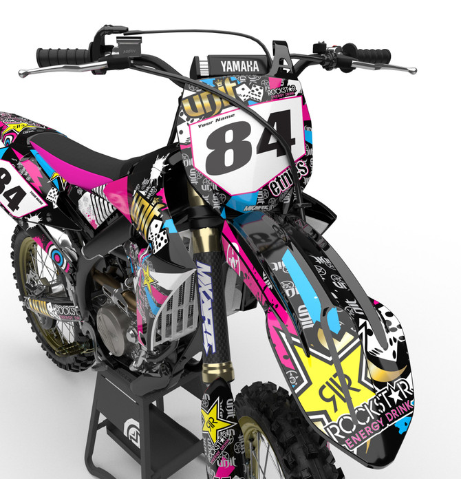 YAMAHA YZ 85 RUSH Style Sticker Kit