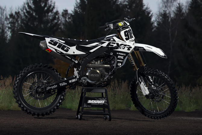 YAMAHA YZ 85 BURN Style Sticker Kit