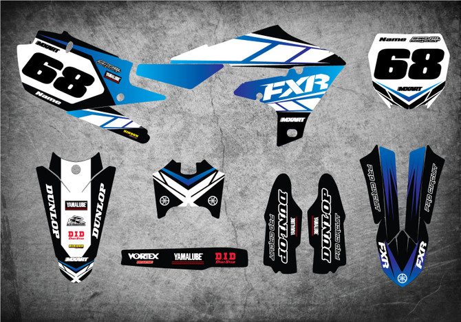 YAMAHA YZ 85 OUTLAW Style Sticker Kit