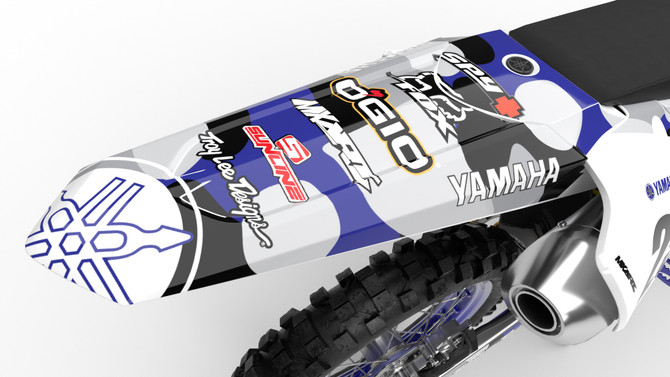 YAMAHA YZ 450F NITRO Style Sticker Kit