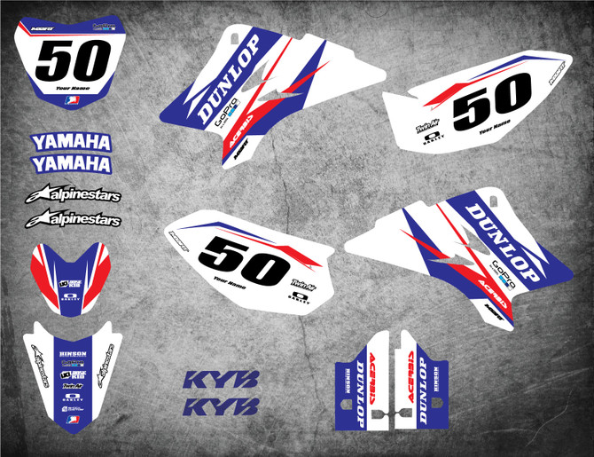 Yamaha TTR 50 graphics Australia. Free shipping.