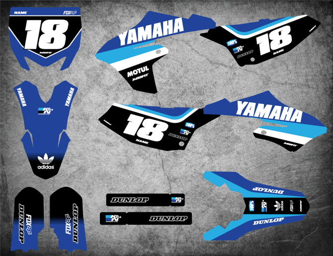 Yamaha YZ 65 graphics Australia. Premium grade sticker kits, free shipping on all decals within Australia.
