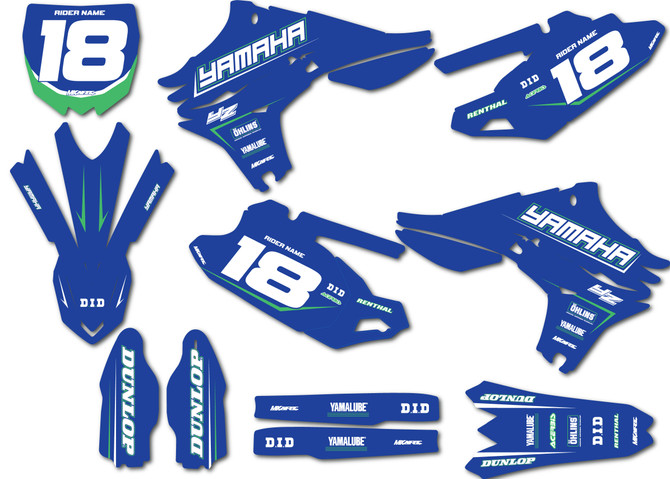 Yamaha YZF 450 2010 2011 2012 2013 graphics Sinister style decals