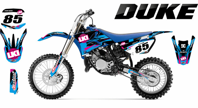 YAMAHA YZ 450F DUKE Style Sticker Kit