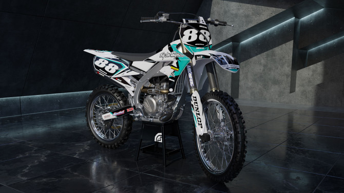 YAMAHAYZ 450F  Bullet Style Sticker Kit