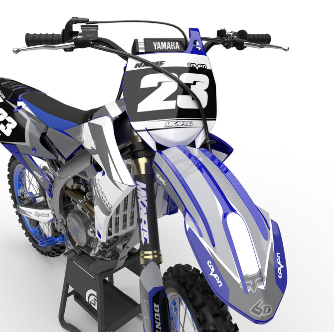 YAMAHA YZ 250F SHADES Style Sticker Kit