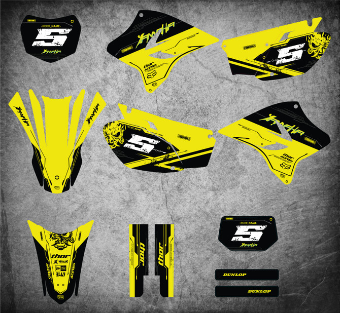 Yamaha TTR 230 full graphics kit Australia. Premium material. Free shipping on all Yamaha full decal kits in Australia.