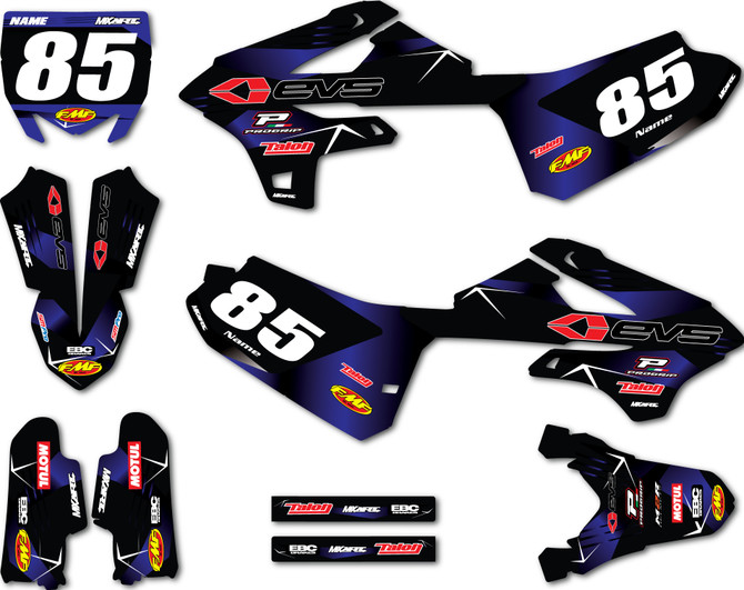 Yamaha YZ 85 sticker kits Australia 2002 2003 models.