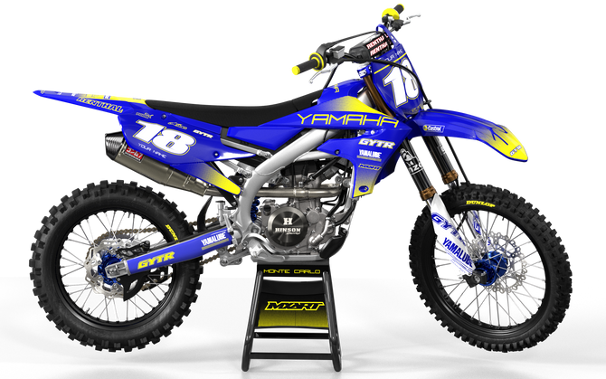 YAMAHA YZ 250 MONTE CARLO Style Sticker Kit