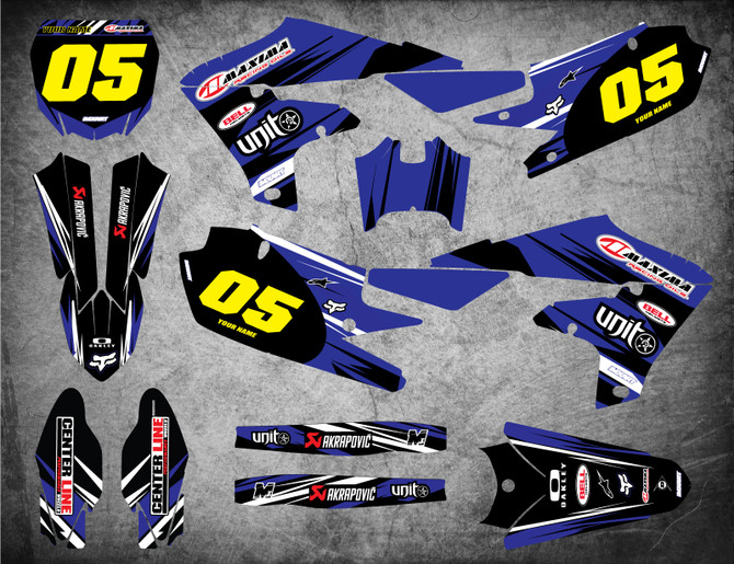 YAMAHA motocross decals kits Australia, free shipping. Premium quality.
