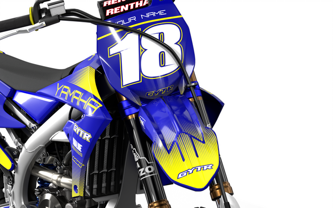 YAMAHA  YZ 125 MONTE CARLO Style Sticker Kit